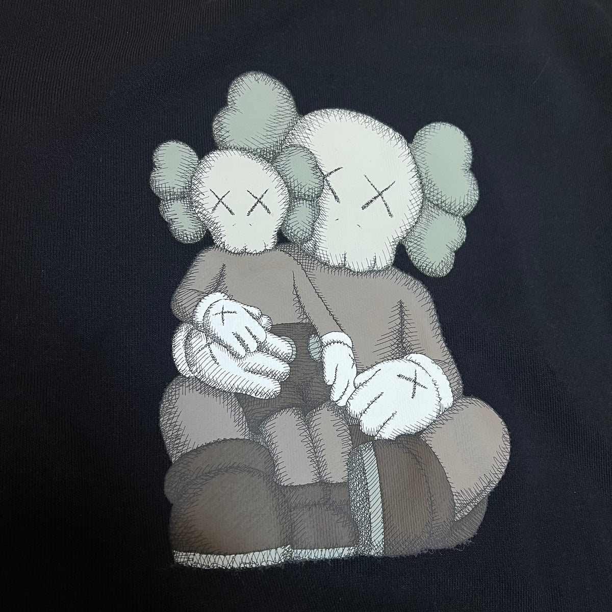 Sweat Uniqlo X Kaws Noir - M