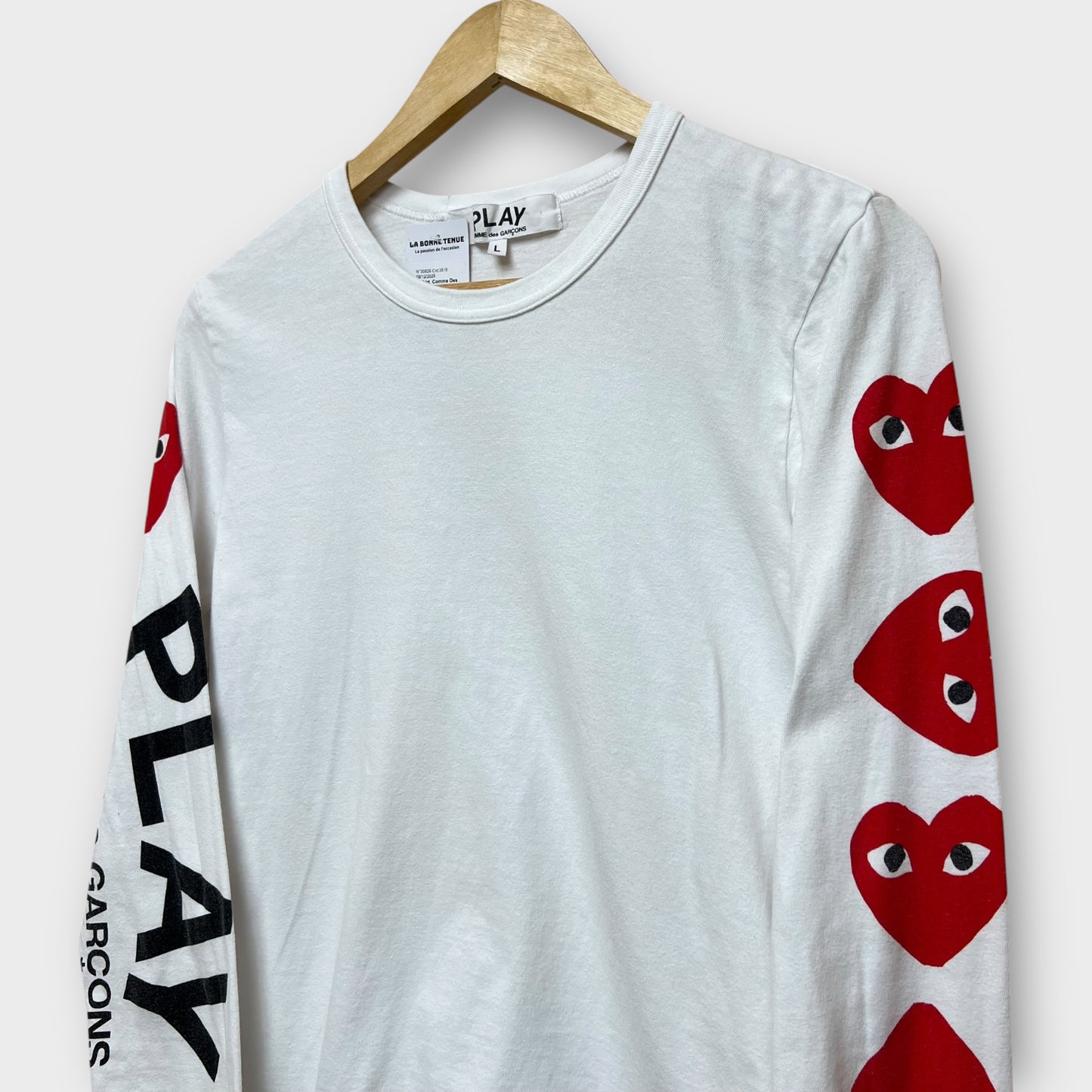 T-shirt  Comme Des Garcons blanc - L Femme fit S