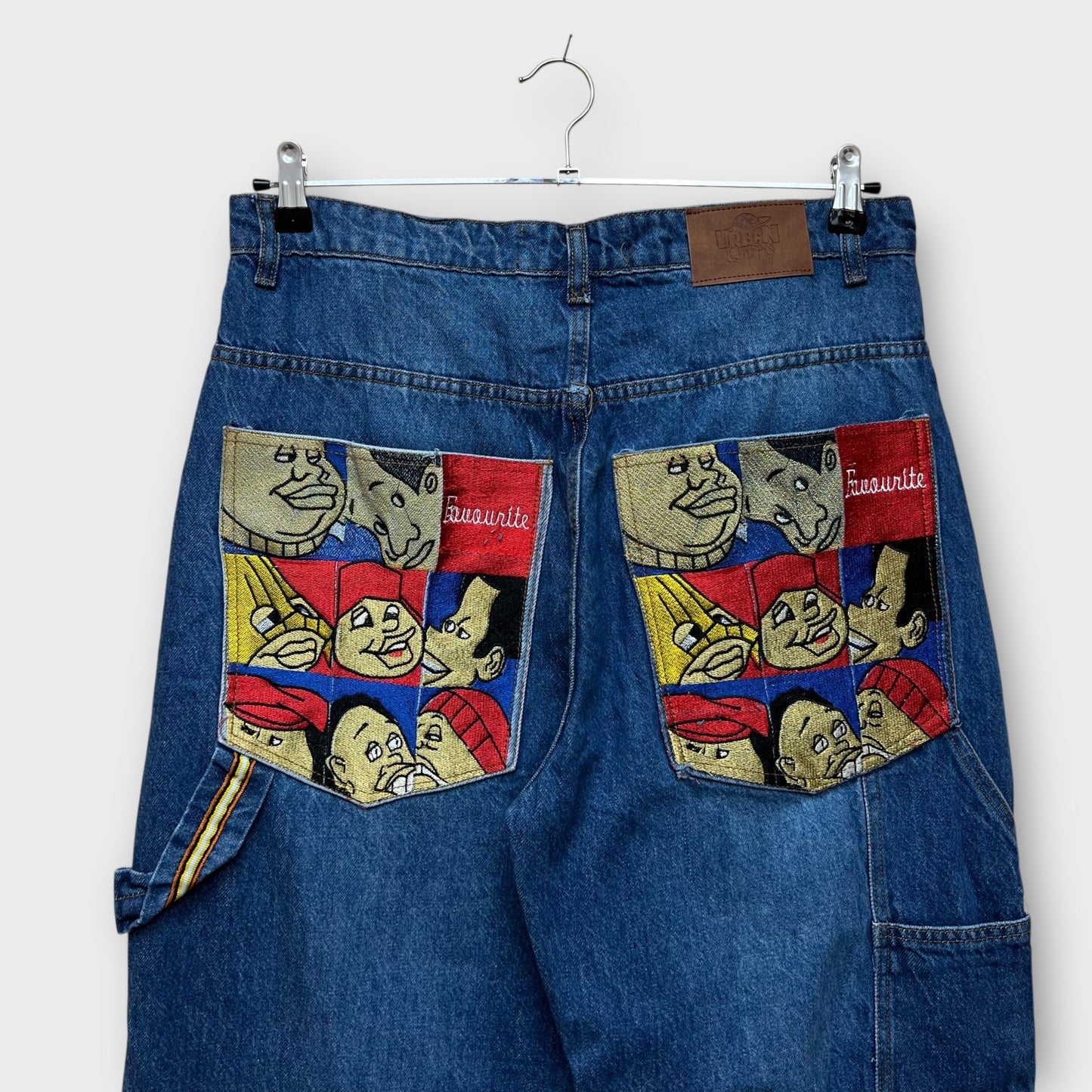 Hip Hop Baggy Jeans brodé - FR44