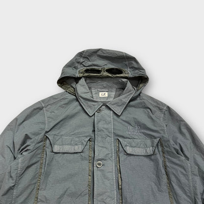 Veste Goggle Cp Company Flatt Nylon Bleu - XL