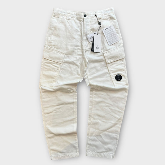 Pantalon En Lin CP Company Blanc (neuf) - FR44