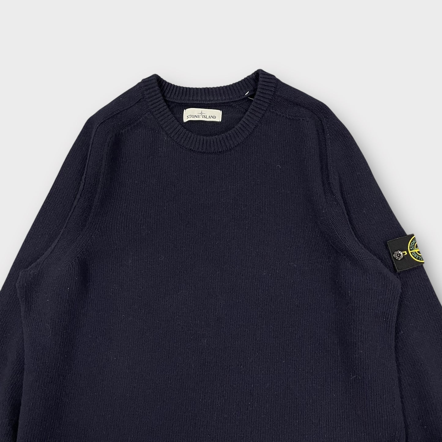 Pull laine Stone Island navy - XL