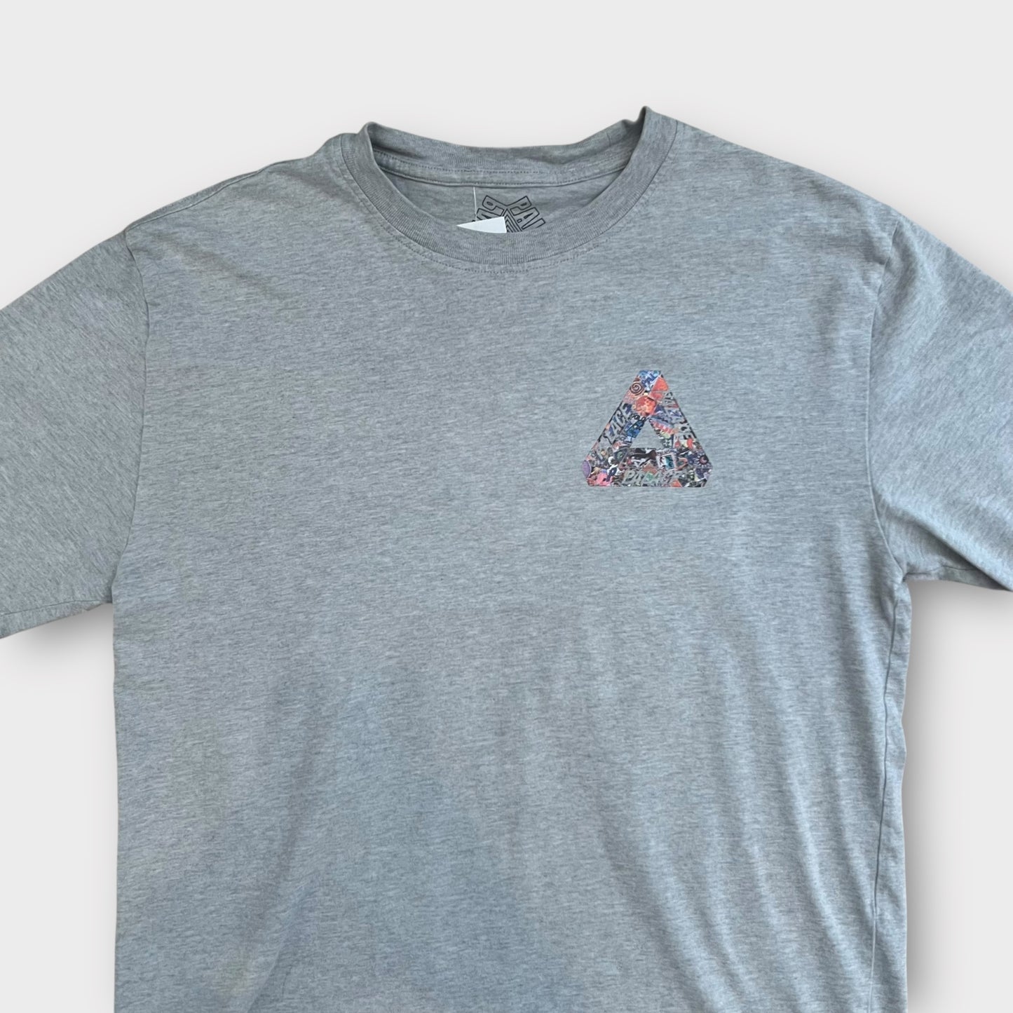 Tri Sticker T-shirt Palace Gris - M