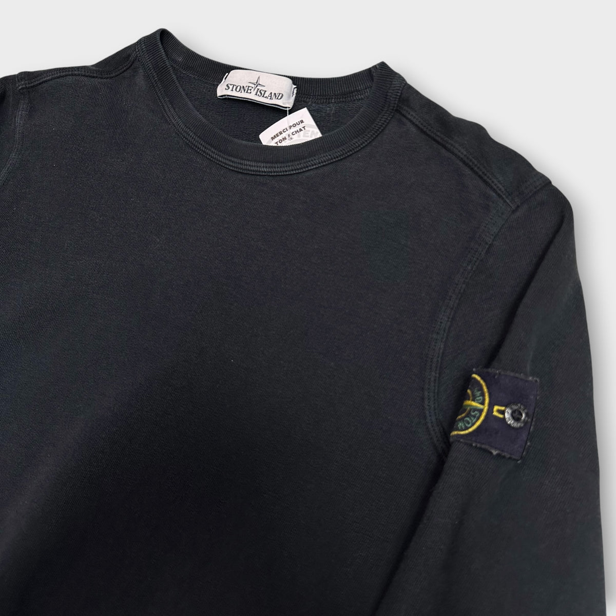 Sweat Stone Island Noir - S
