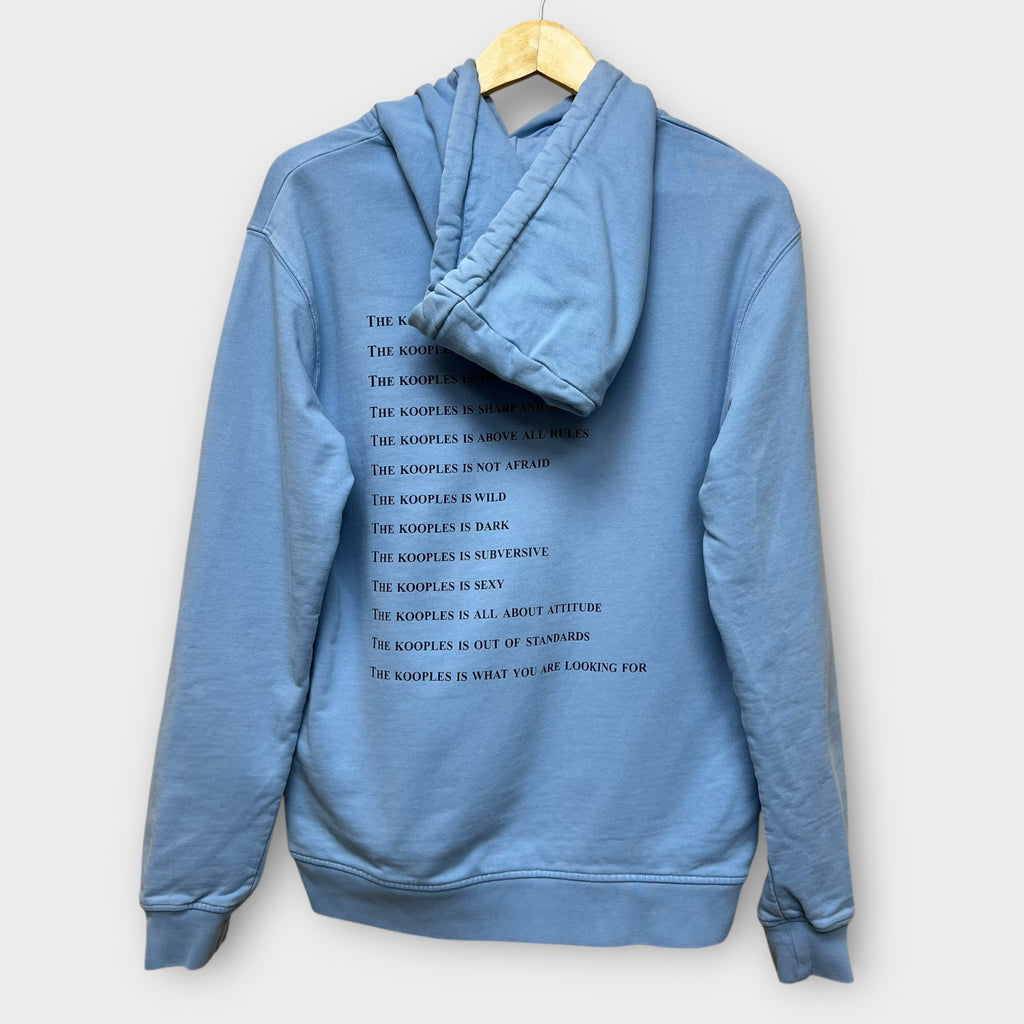 Hoodie The Kooples bleu ciel - S