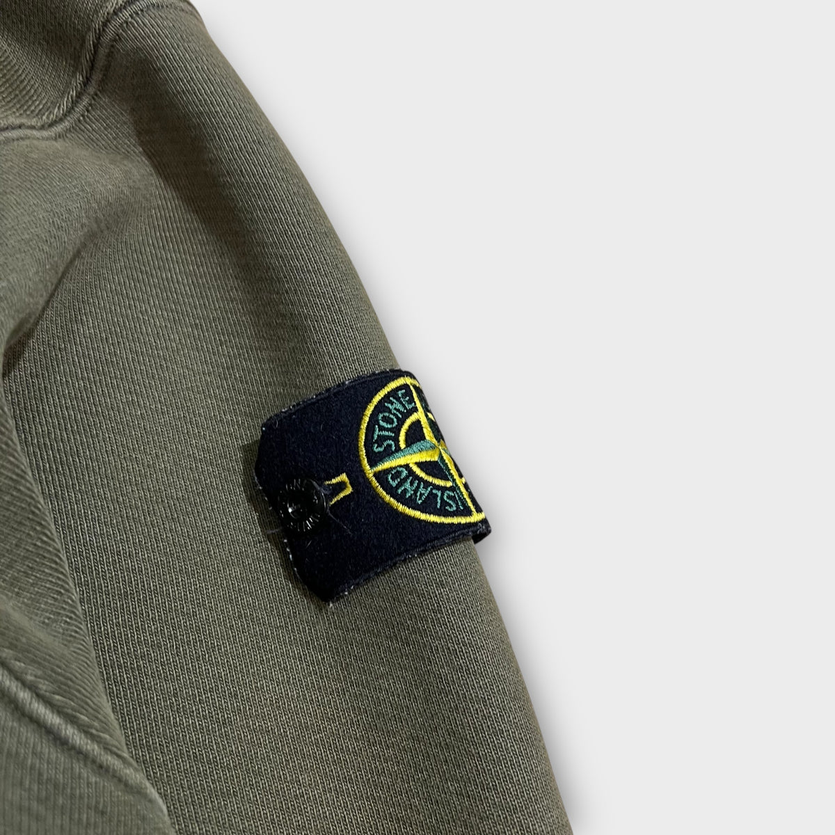 Sweat Stone Island Kaki Gros Grammage - S
