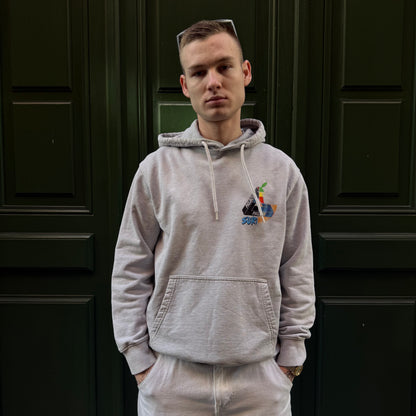 Hoodie Palace Mix Up gris - S