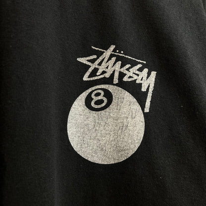 T-Shirt Stussy Noir 8Ball - M