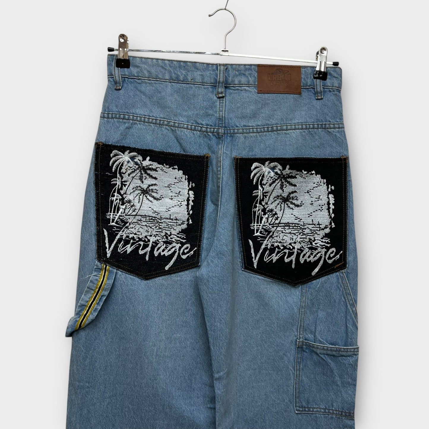 Hip Hop Baggy Jeans brodé - FR40