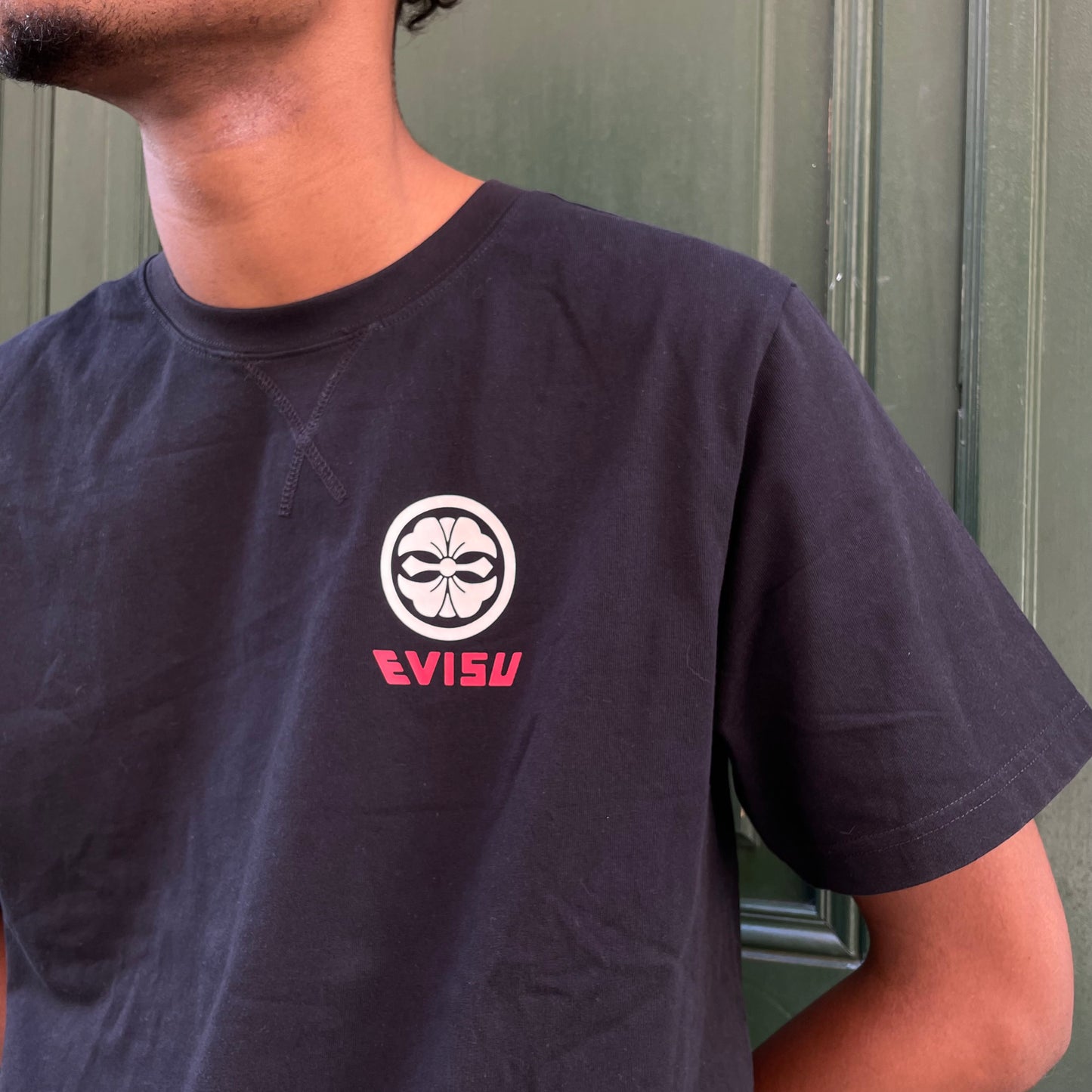 Evisu Black T-shirt - XL