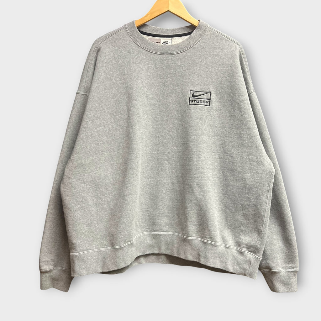 Sweat gris Nike Stussy - XL