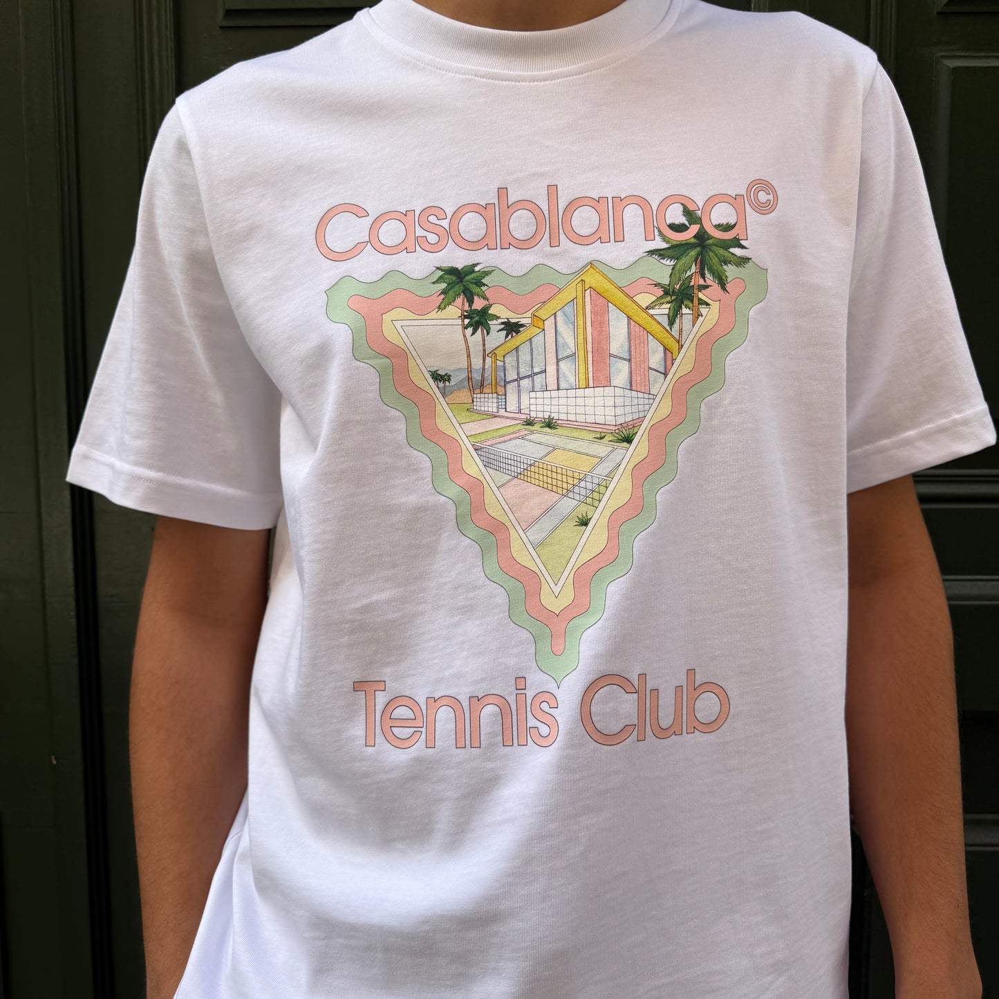 T-shirt Casablanca blanc - M