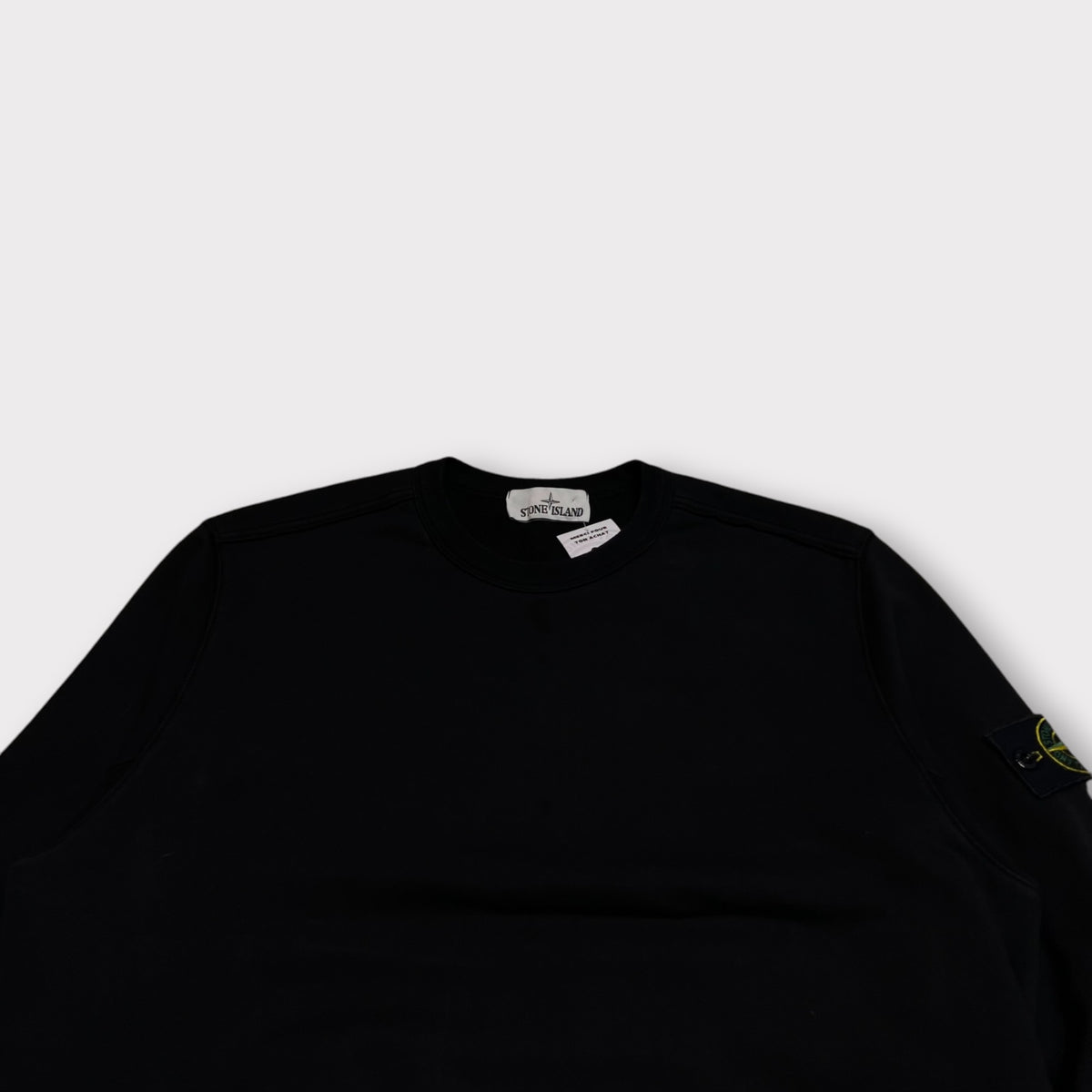 Sweat Stone Island Noir - L