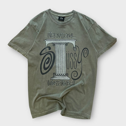 T-Shirt Stussy " International" Vert - M