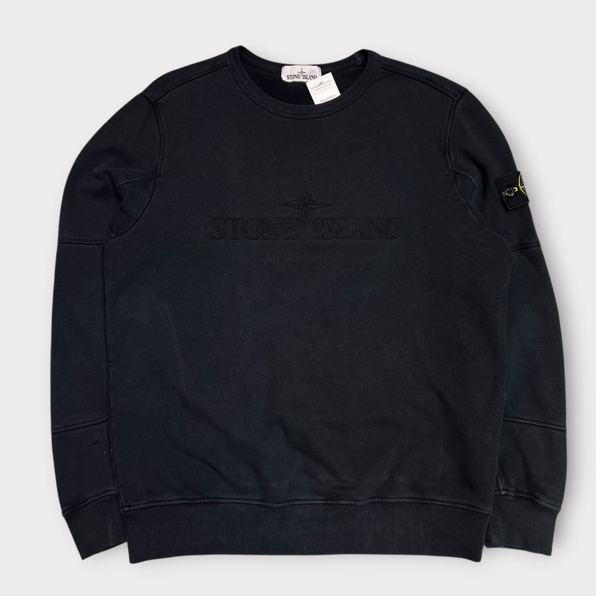 Sweat Stone Island Noir - L