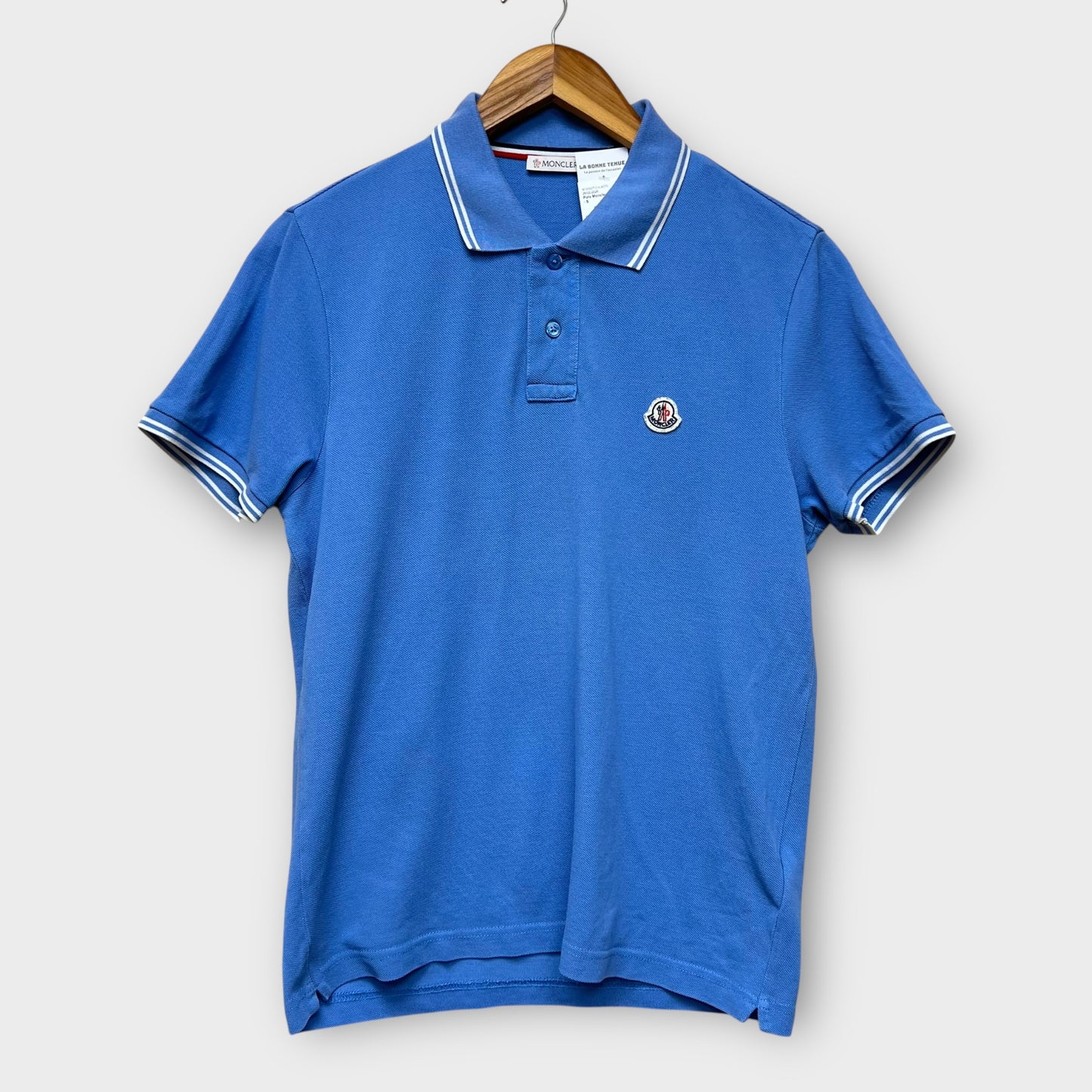 Polo Moncler Bleu Ciel - S