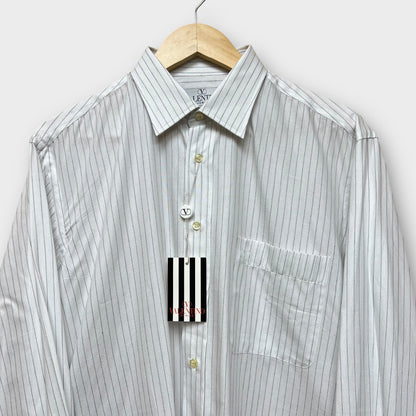 Chemise Deadstock vintage Valentino blanche Made in Italy - XL