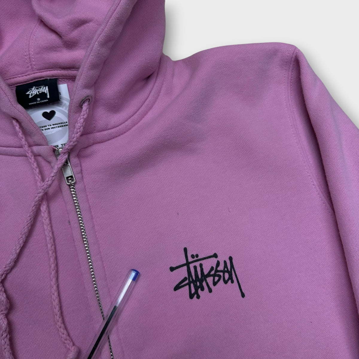 Veste Basic Stussy Rose - S