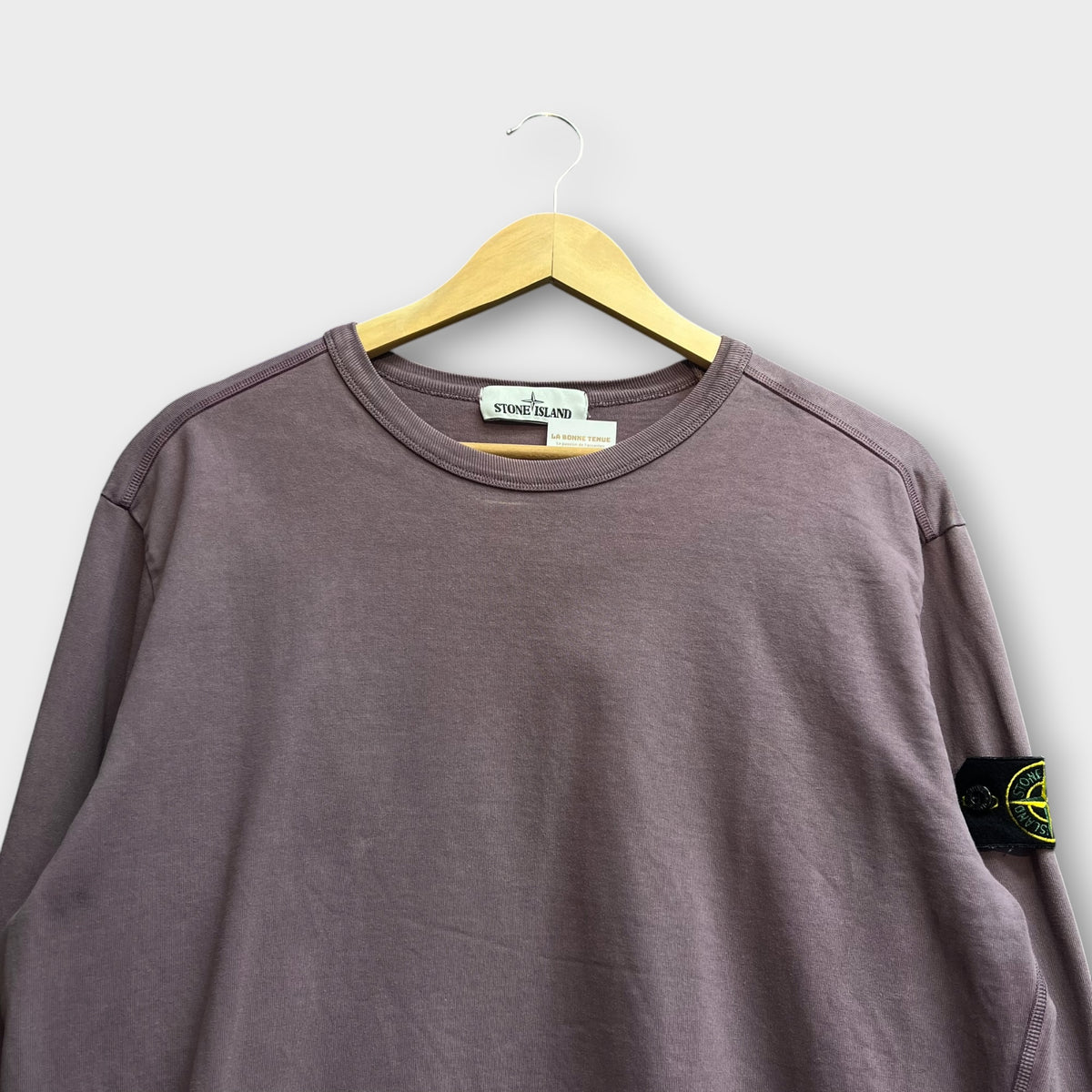Sweat Fin Stone Island Rose  - L