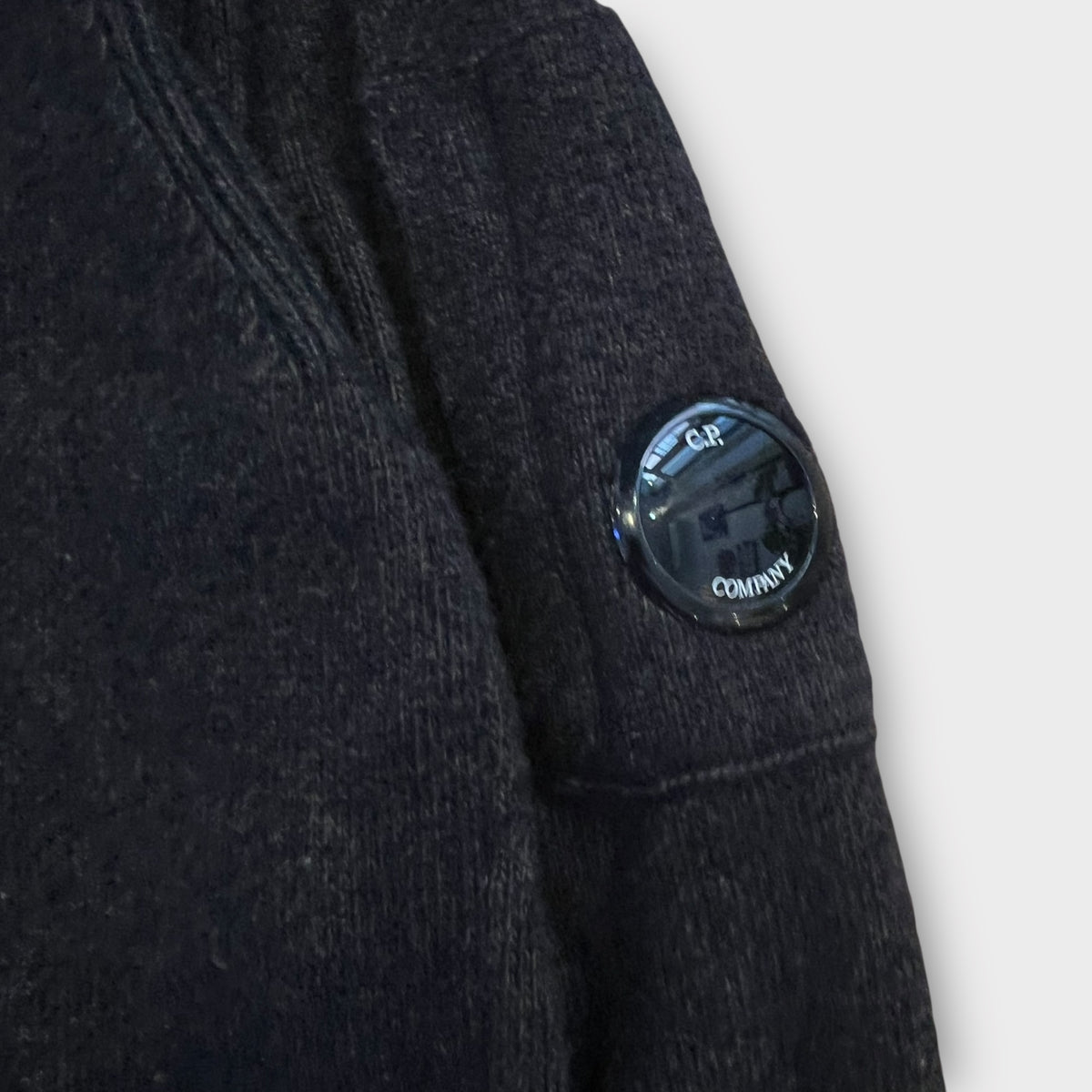 Sweat Col Roulé Gris Foncé - M