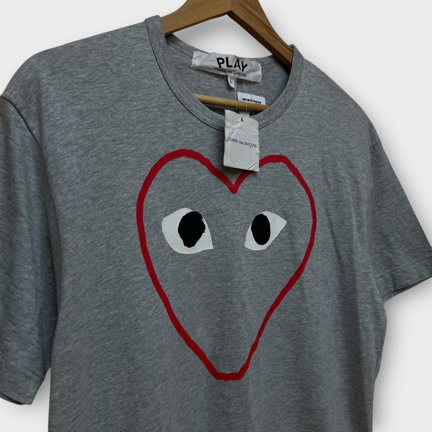 T-shirt  Comme Des Garcons gris Deadstock - L
