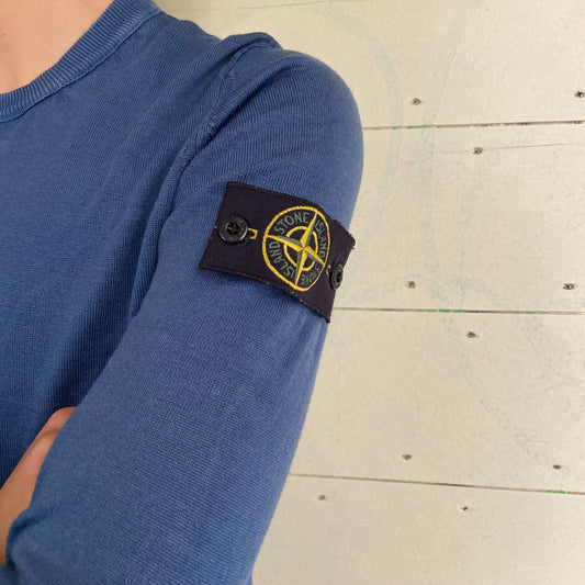 Stone Island blue sweater - L