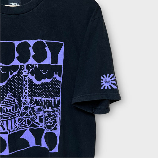 T-shirt noir Stussy vintage - M