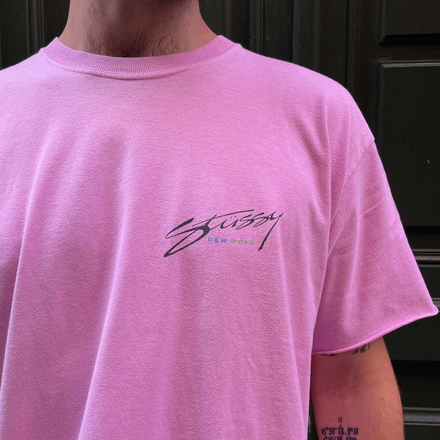 T-shirt Stussy rose cropé rose - XL