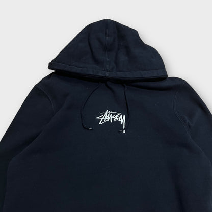 Hoodie Stussy Noir Spellout - M