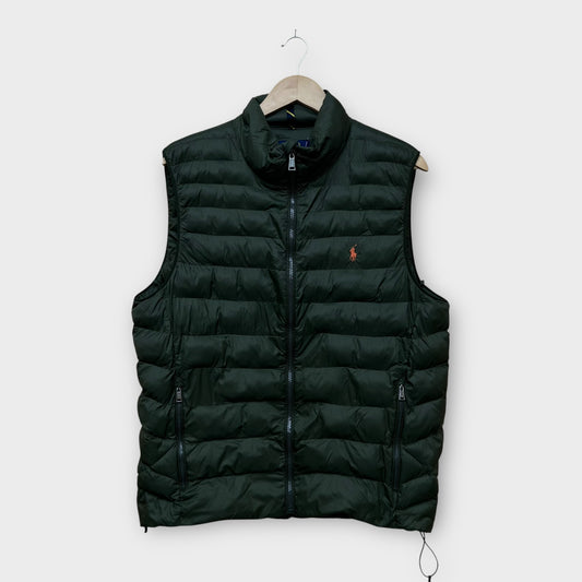 Doudoune Ralph Lauren sans manche kaki - M