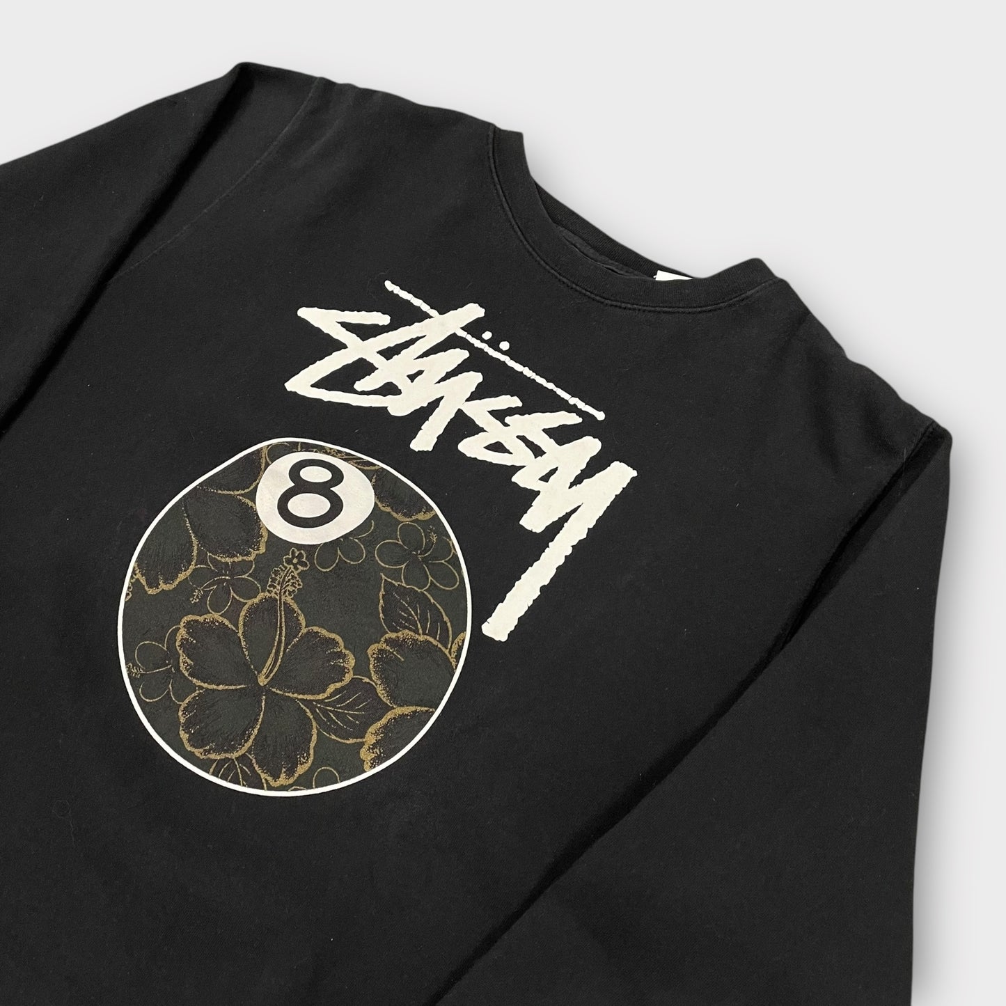 Sweat Stussy 8ball flower - L