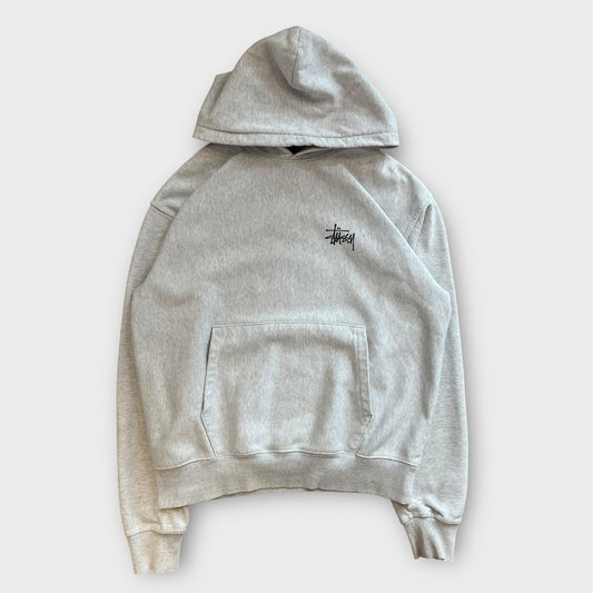 Hoodie Stussy Basic Gris - L