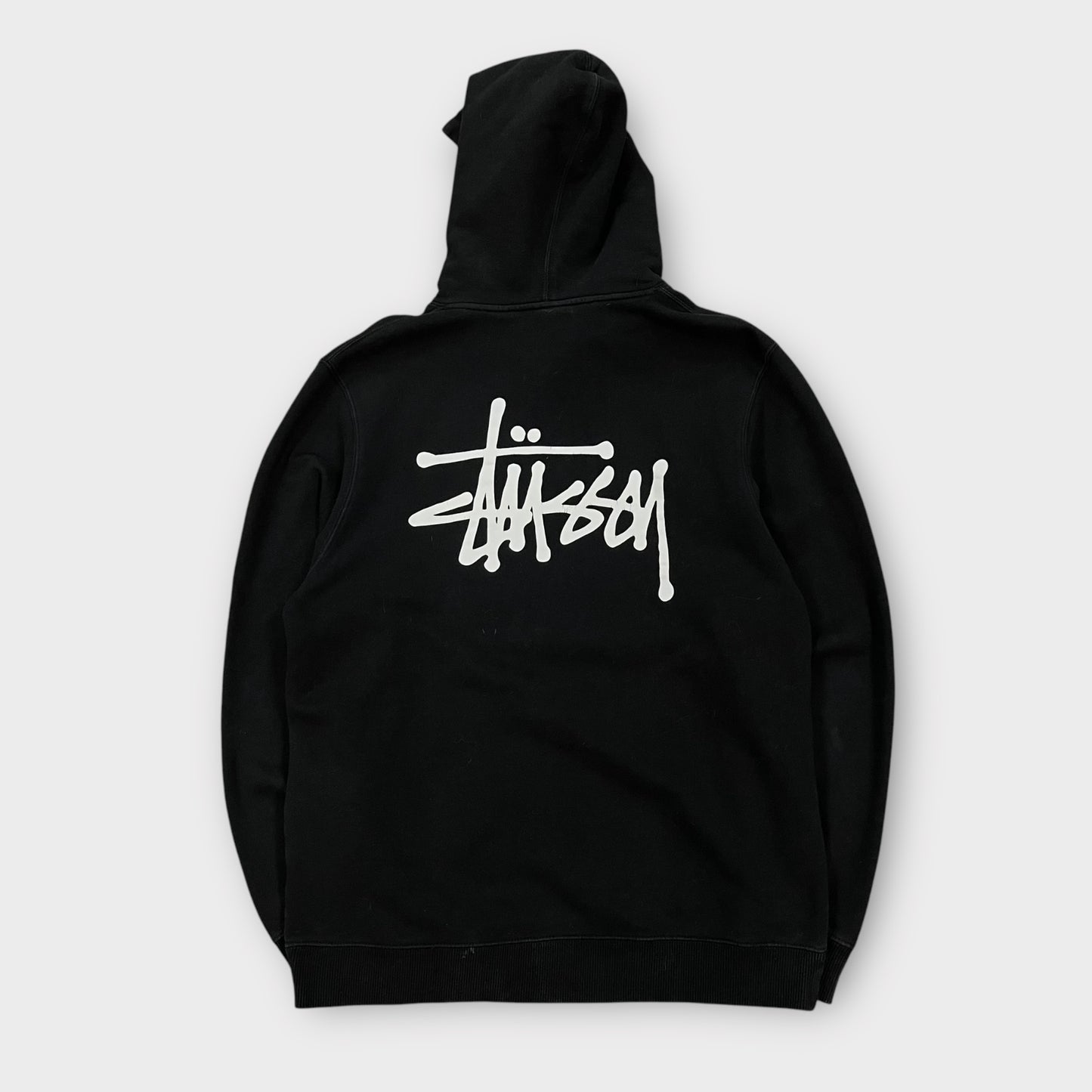 Hoodie Stussy noir classic logo - L