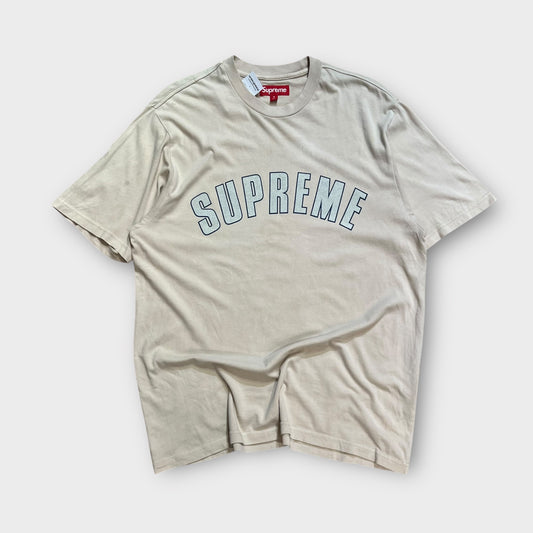 T-shirt Supreme Cracked Arc Logo 'Tan Light' - M