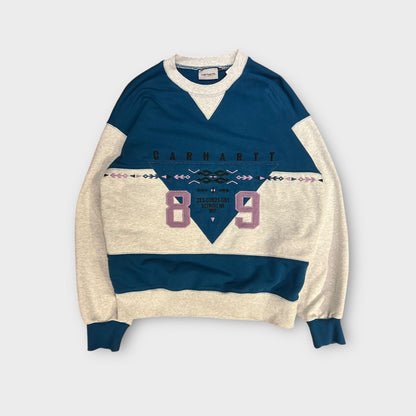 Sweat Carhartt Gris/Bleu - M