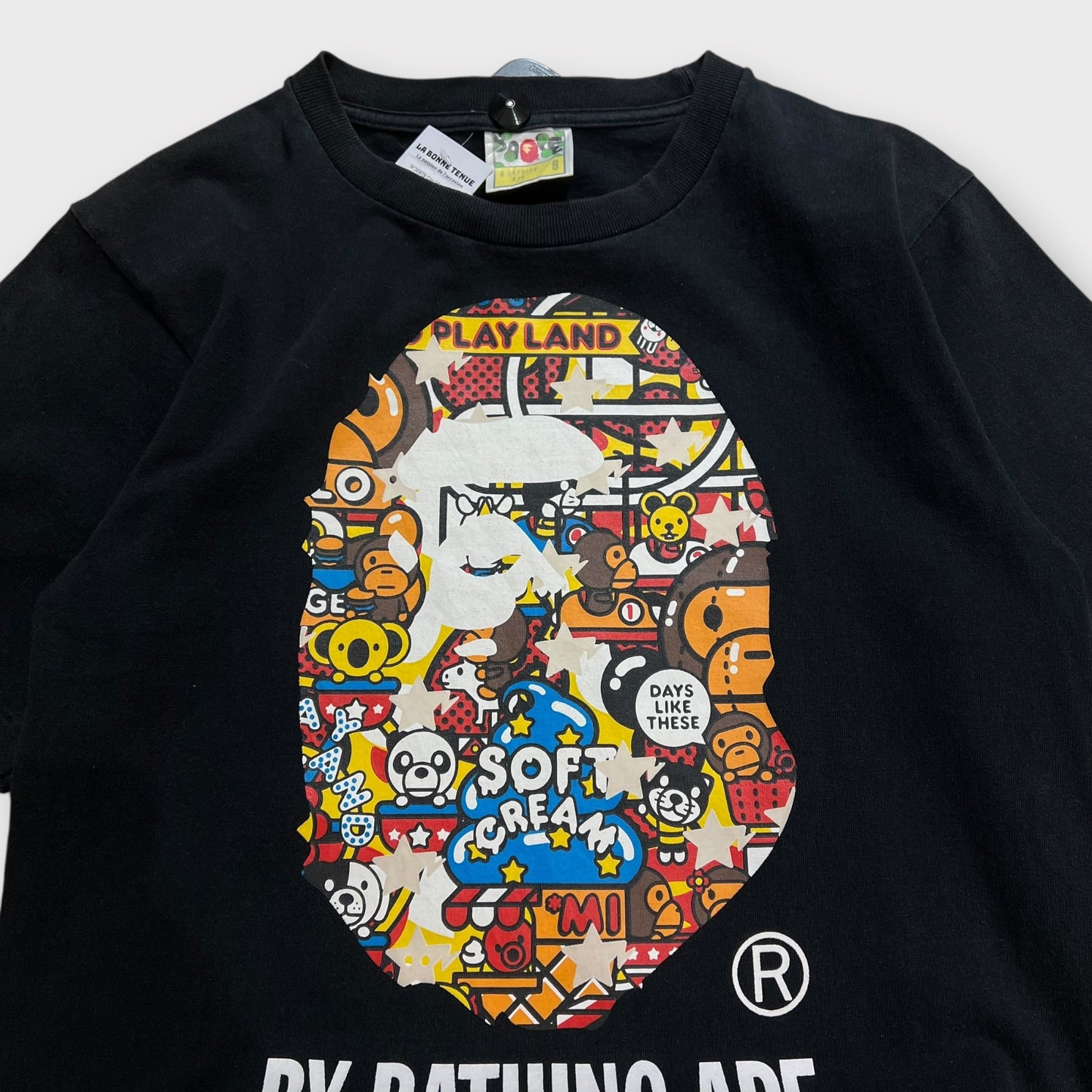 T-shirt Bape City Noir Play Land - S
