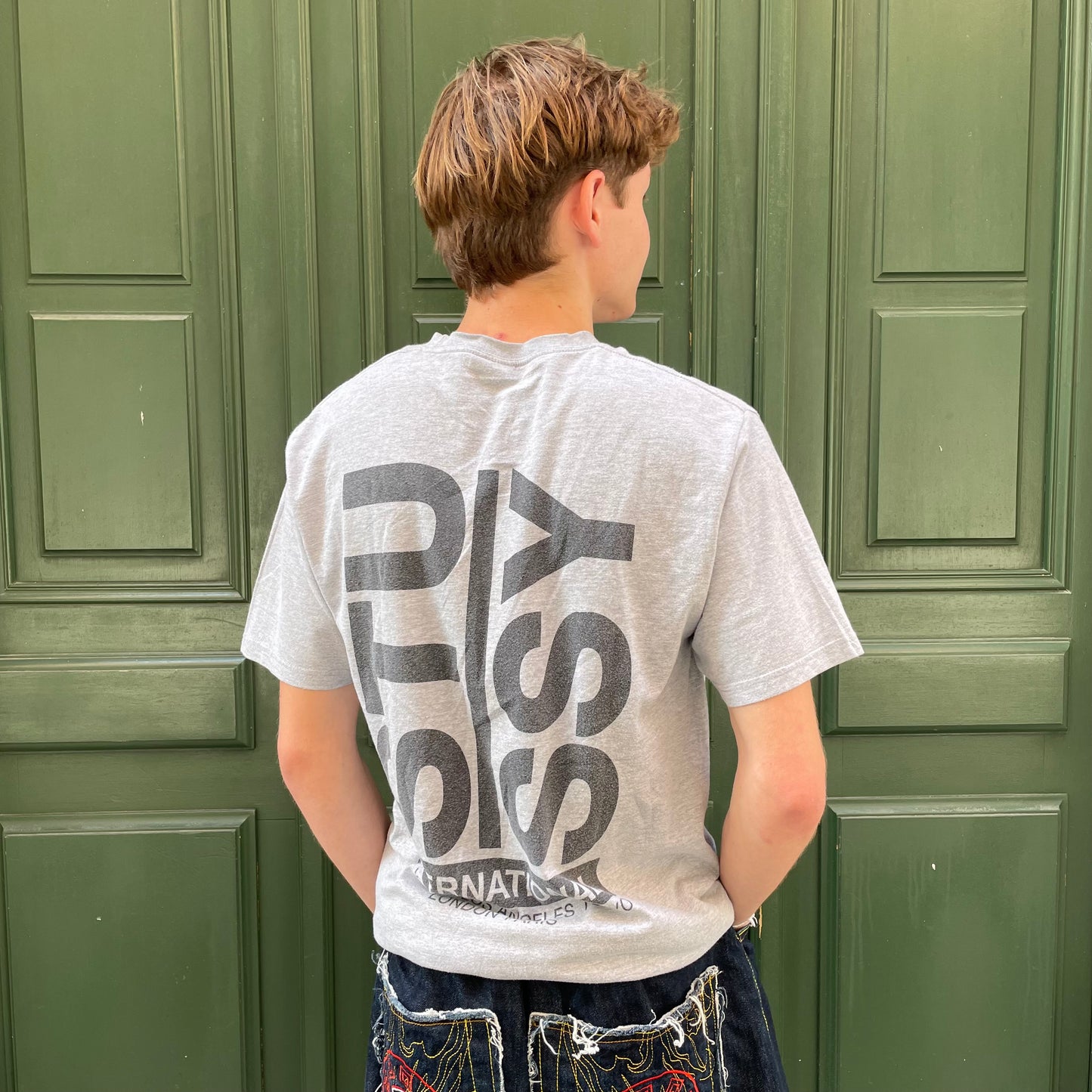 Stussy international gray t-shirt - M