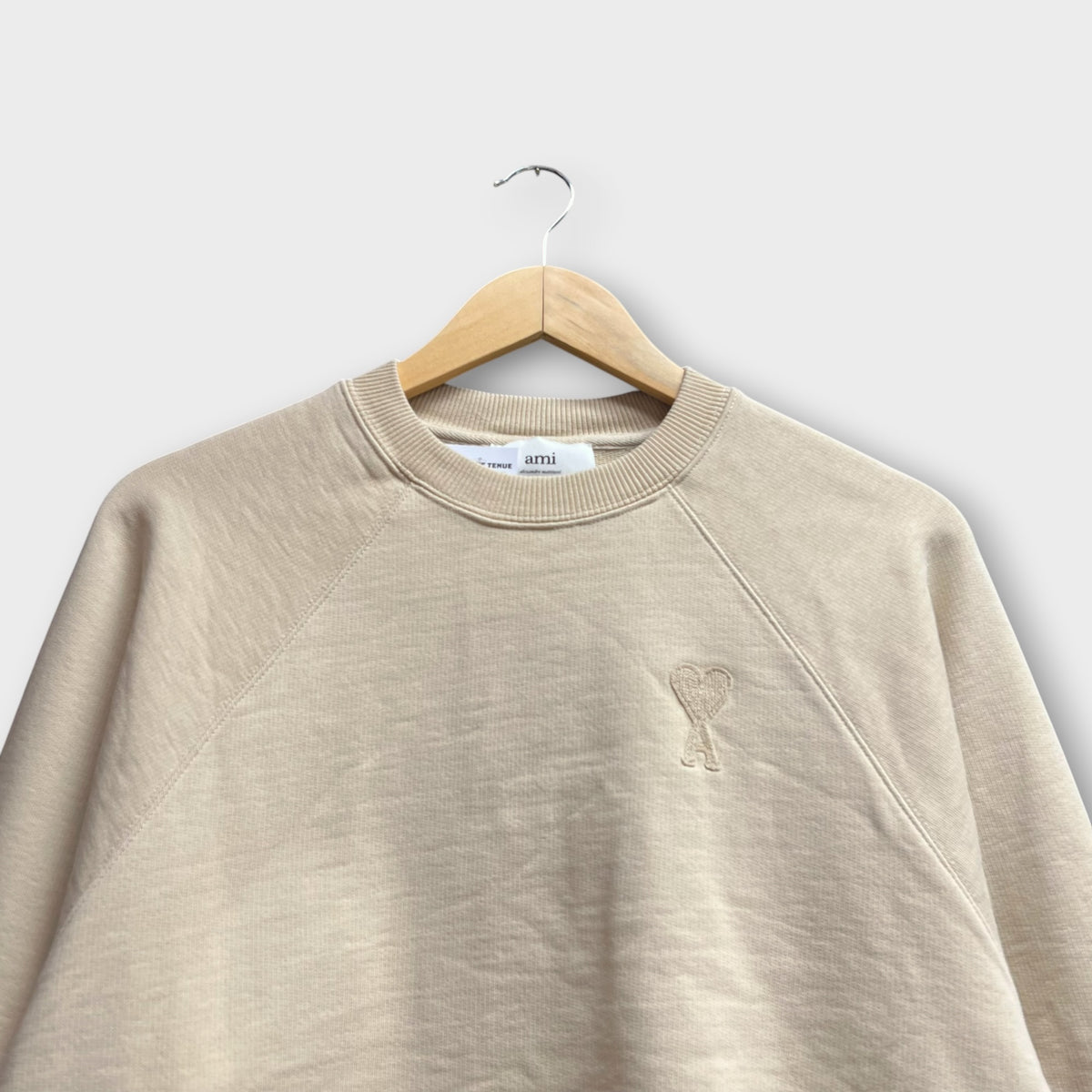 Sweat Ami Paris beige - S