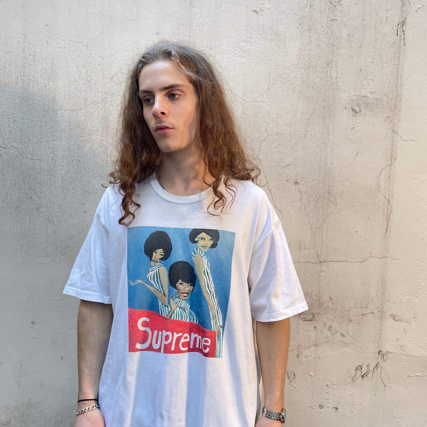 T-shirt Supreme Group blanc - XL