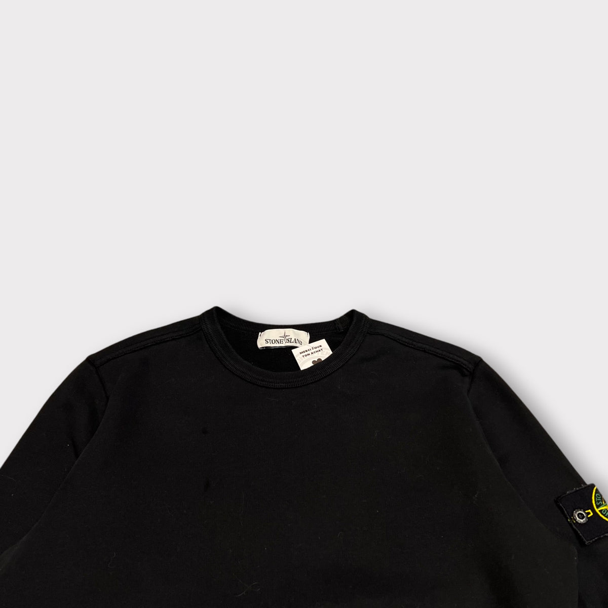Sweat Stone Island Noir - S