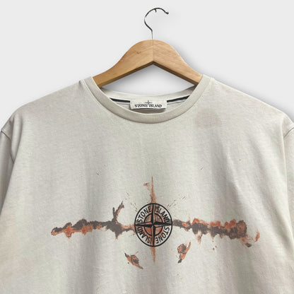 T-shirt Stone Island Blanc - M