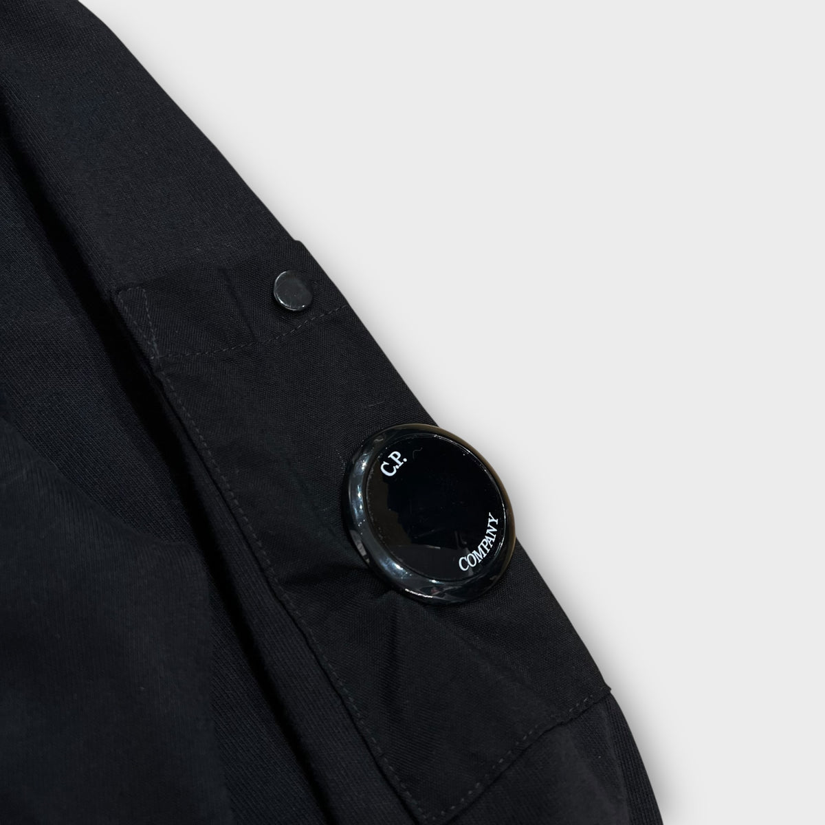 Sweat CP Company noir poche kangourou - XS