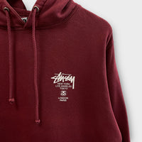 Hoodie Stussy Destination Bordeaux - L
