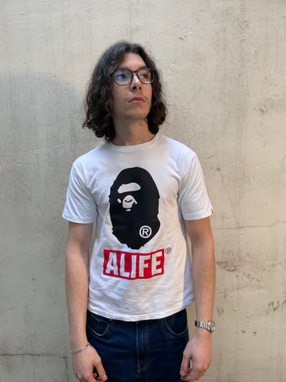 T-shirt Bape A Life Blanc - M