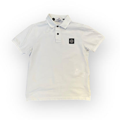 Polo Stone Island blanc - S