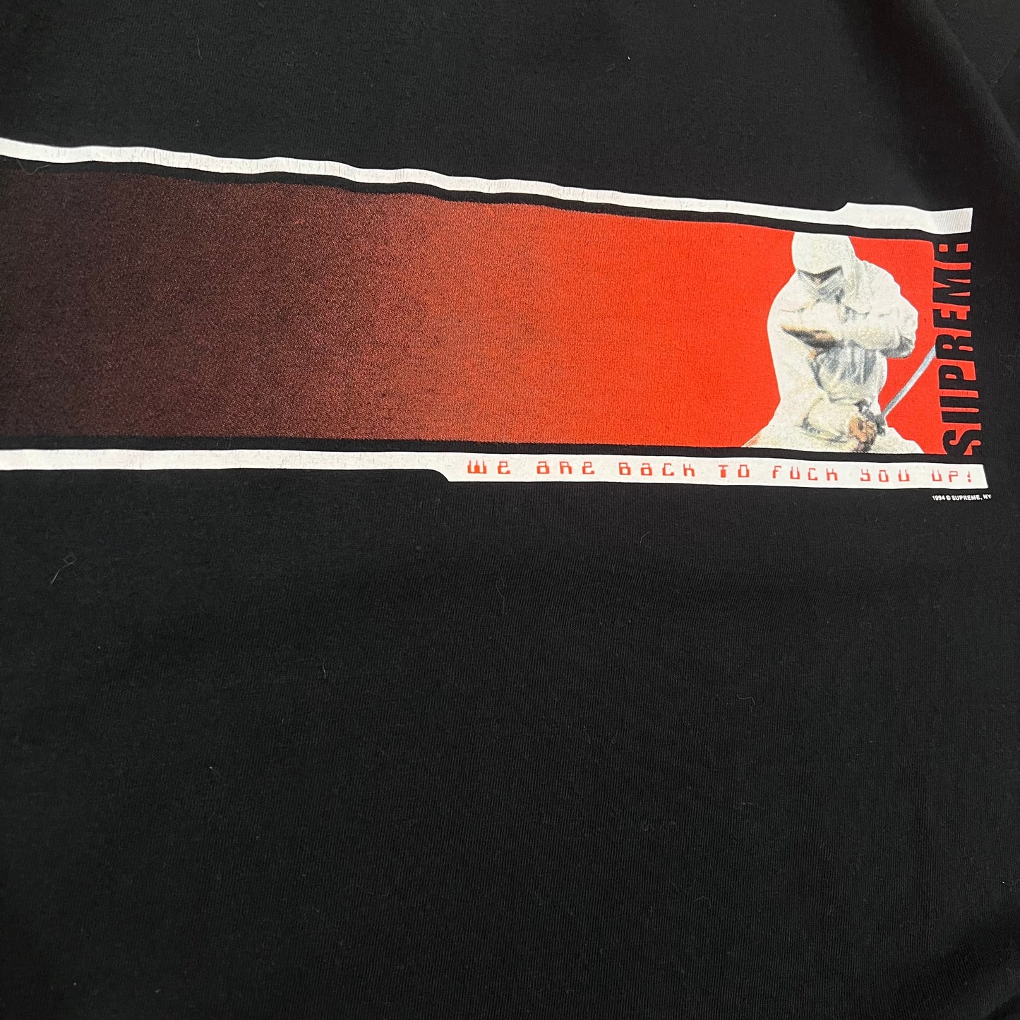 T-Shirt Supreme "We're Back" Noir - L