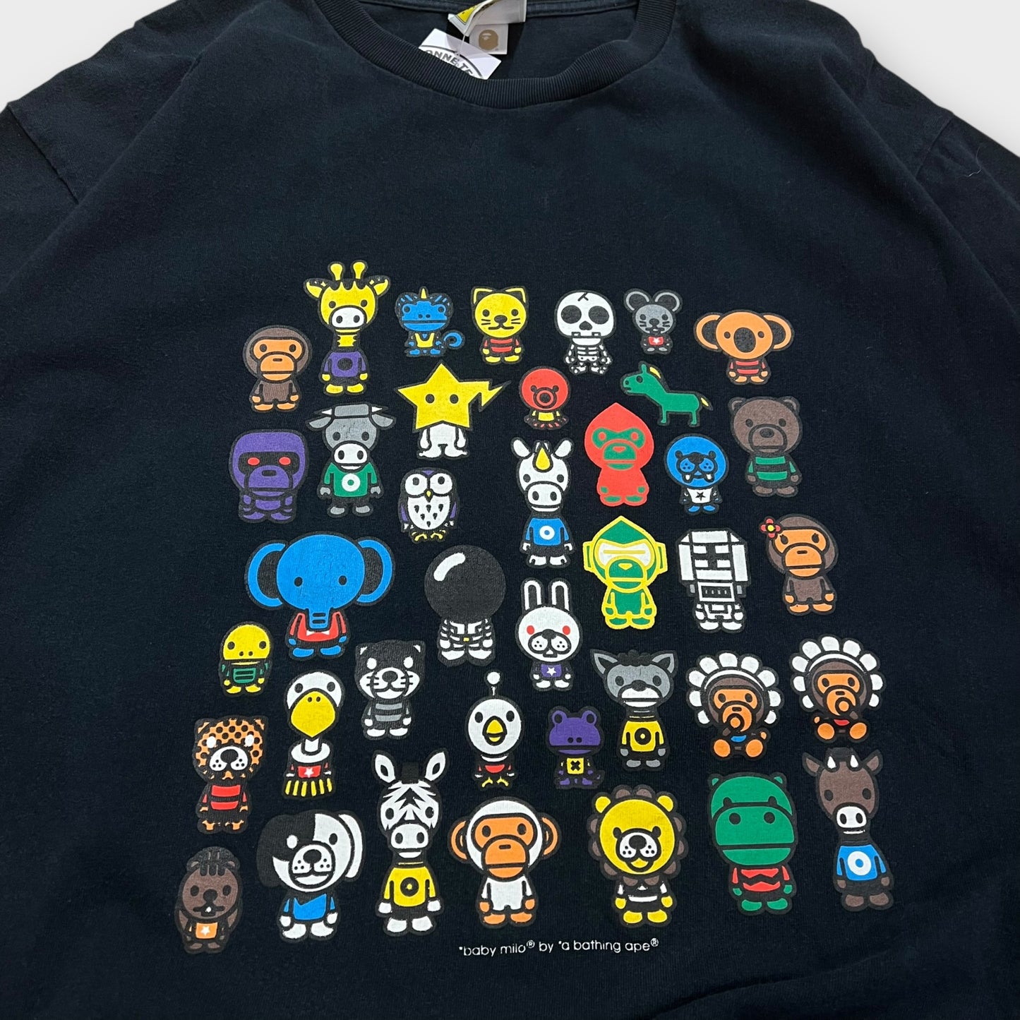 T-shirt Bape "Baby Milo And Friends" Noir - XXL
