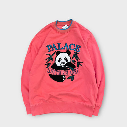 Sweat palace Panda Crew rose - S