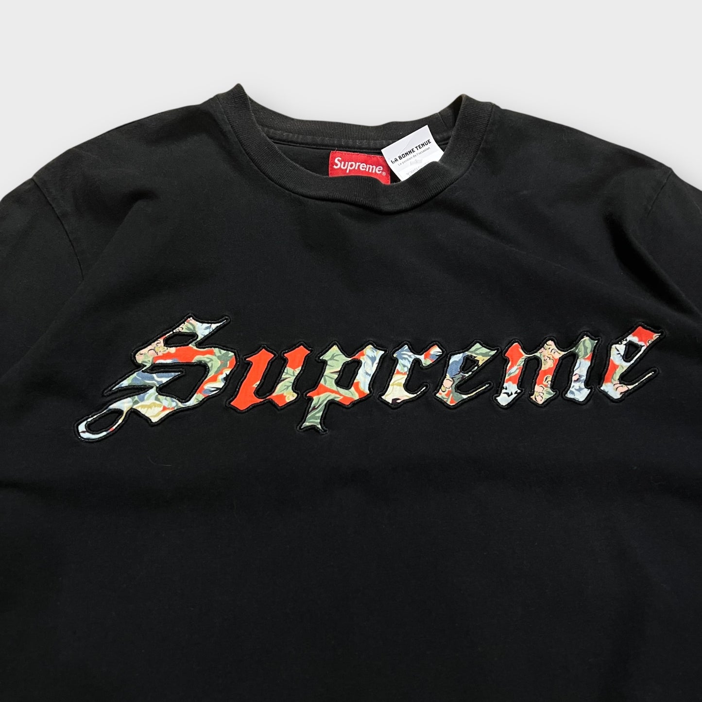 T-shirt Supreme "Floral" Noir - M