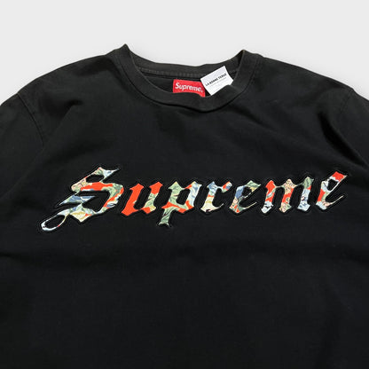 T-shirt Supreme "Floral" Noir - M